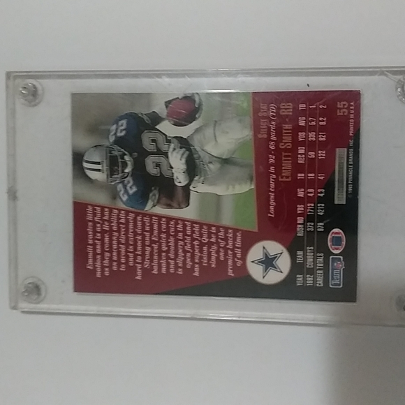 Emmitt Smith football card - Picture 2 of 2